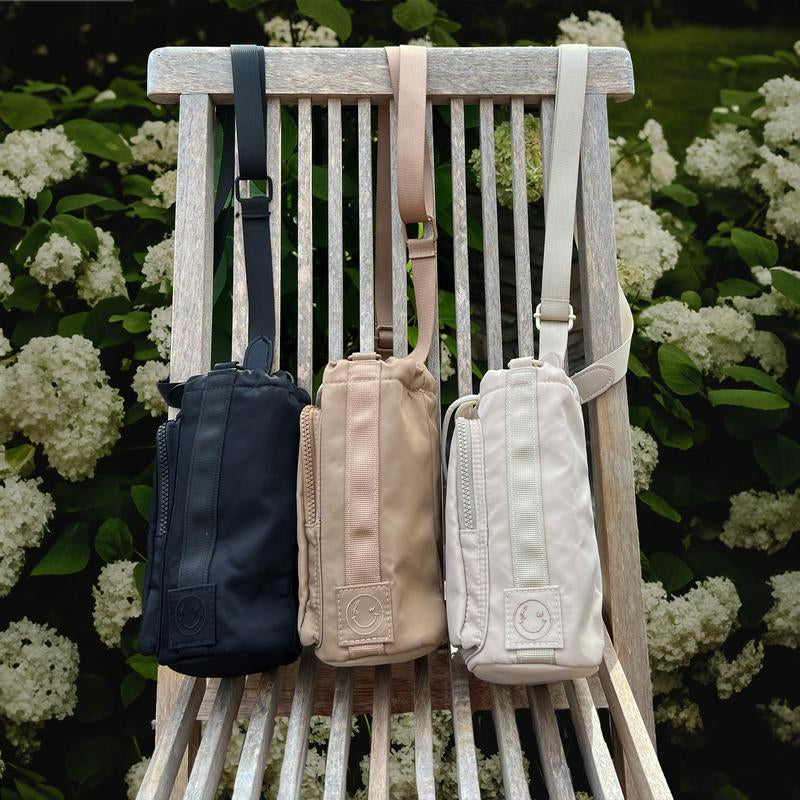 Happy Wear Water Bottle Holder with Strap | Water Bottle Sling 36Oz | Water Bottle Bag | Water Bottle Pouch | Phone Carrier