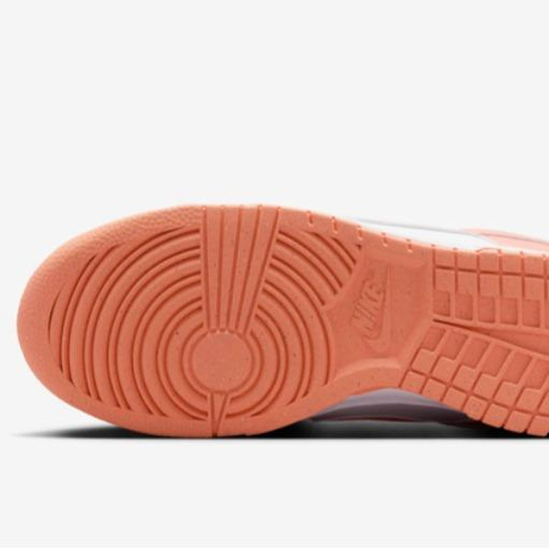 Nike Women's Dunk Low Light Wild Mango Sneakers - Vibrant Orange & White Athletic Shoes for Everyday Style