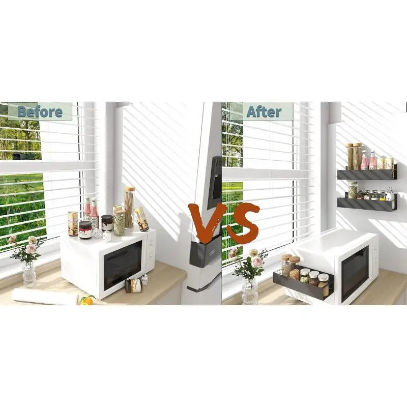 Elevate Your Kitchen Organization with Our Magnetic Refrigerator Spice Rack - Space-Saving Sundry Storage Solution