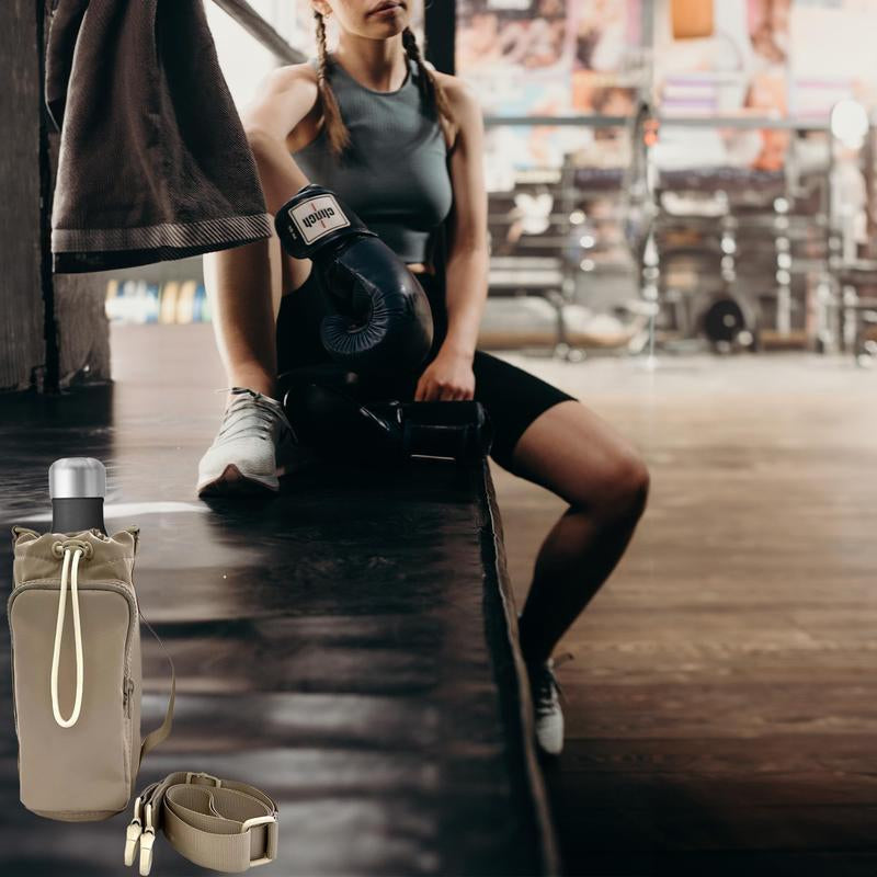 Happy Wear Water Bottle Holder with Strap | Water Bottle Sling 36Oz | Water Bottle Bag | Water Bottle Pouch | Phone Carrier