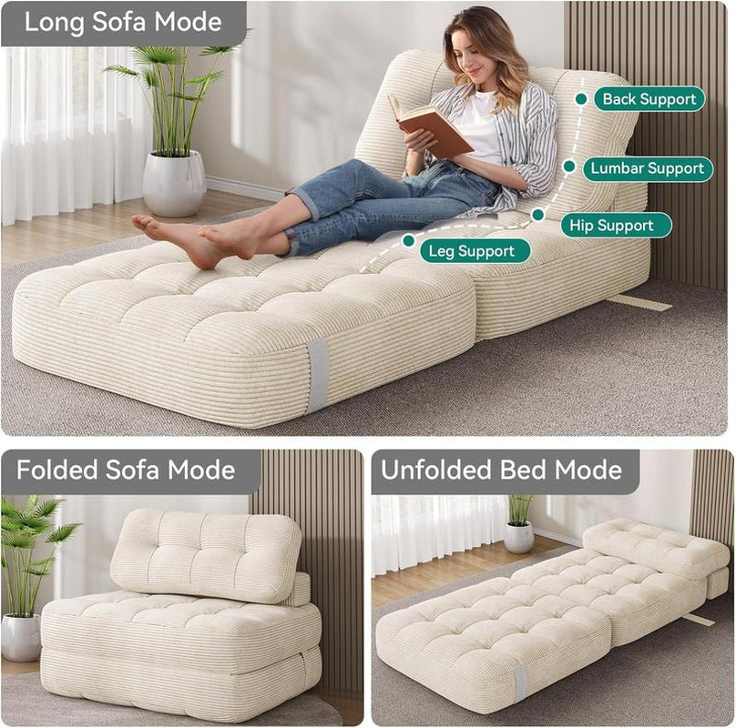 Transform Your Space with the Yitahome 2-in-1 Foldable Sofa Bed – Ultimate Comfort and Style for Any Room!