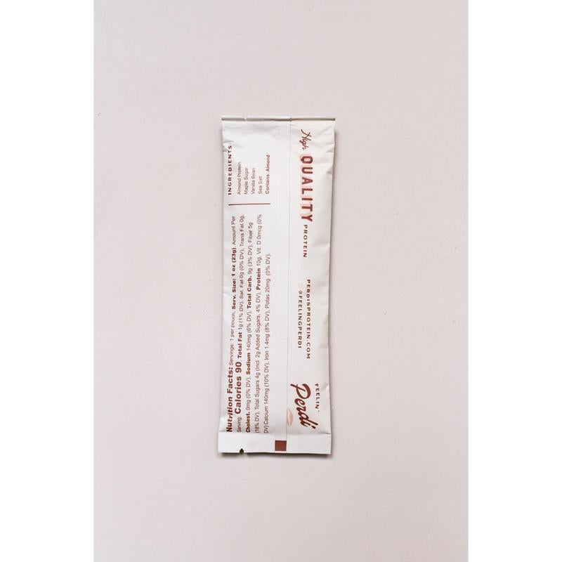 Perdi'S 12-Pack Vanilla Protein Booster - 1 Oz Packets with Almond Protein, Maple Sugar & Vanilla Bean - US Origin