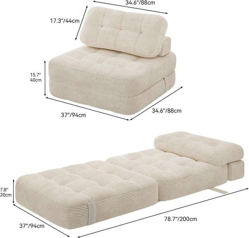 Transform Your Space with the Yitahome 2-in-1 Foldable Sofa Bed – Ultimate Comfort and Style for Any Room!