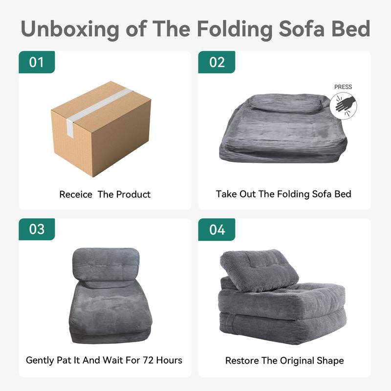 Transform Your Space with the Yitahome 2-in-1 Foldable Sofa Bed – Ultimate Comfort and Style for Any Room!