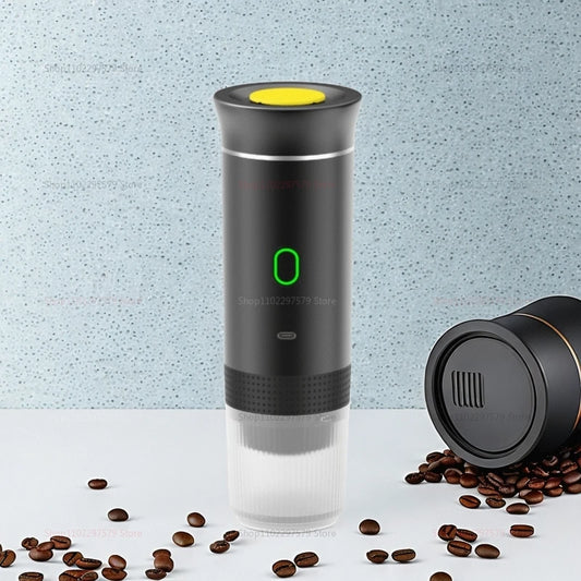 Portable Wireless Espresso Coffee Maker - 3-in-1 Travel Coffee Maker for Car, Home, and Camping