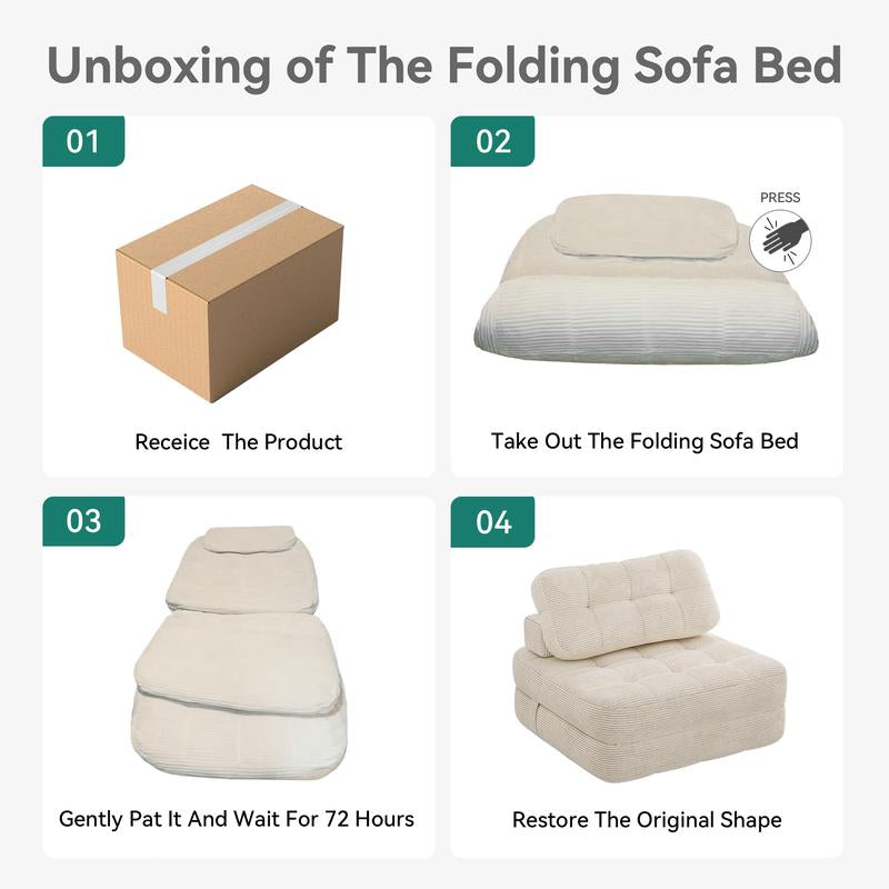 Transform Your Space with the Yitahome 2-in-1 Foldable Sofa Bed – Ultimate Comfort and Style for Any Room!