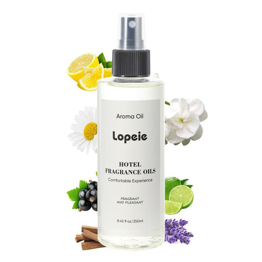 Lopeie Hotel Diffuser Oil Inspired by the Ritz-Carlton Hotel - 250 Ml 8.45 Fl Oz -Aroma Oil Fragrance Oil Blend Lemon, Lavender & Wood Notes for Aromatherapy Diffusers and Humidifiers