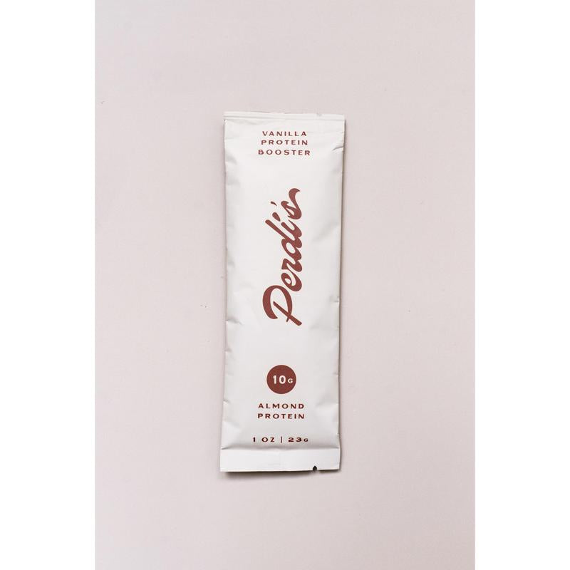 Perdi'S 12-Pack Vanilla Protein Booster - 1 Oz Packets with Almond Protein, Maple Sugar & Vanilla Bean - US Origin